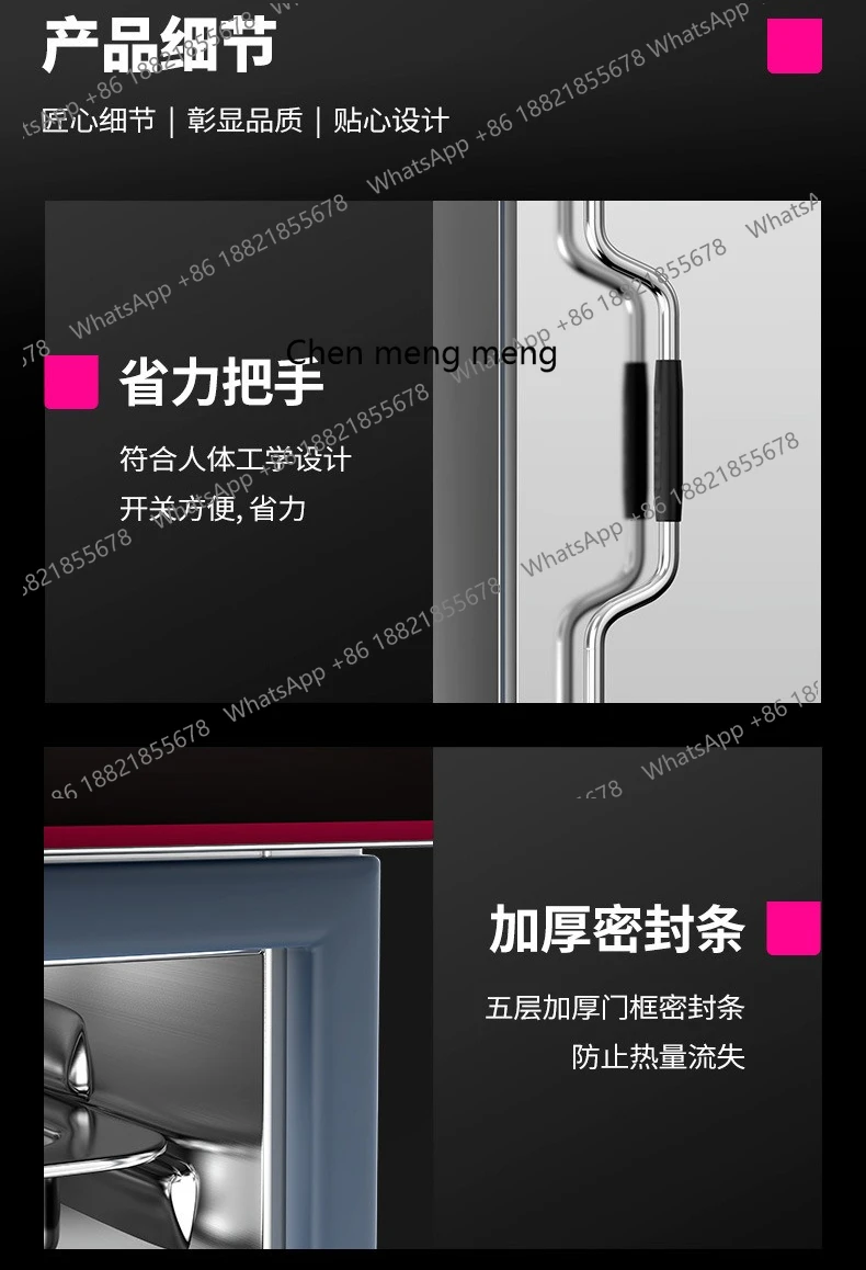 Commercial steamer multi-function, small double-door rice electric steamer