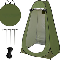 Outdoor Camping Tent Portable Shower Tent Privacy  Waterproof Bathroom t Fast Foldable Garden Sun Shelter