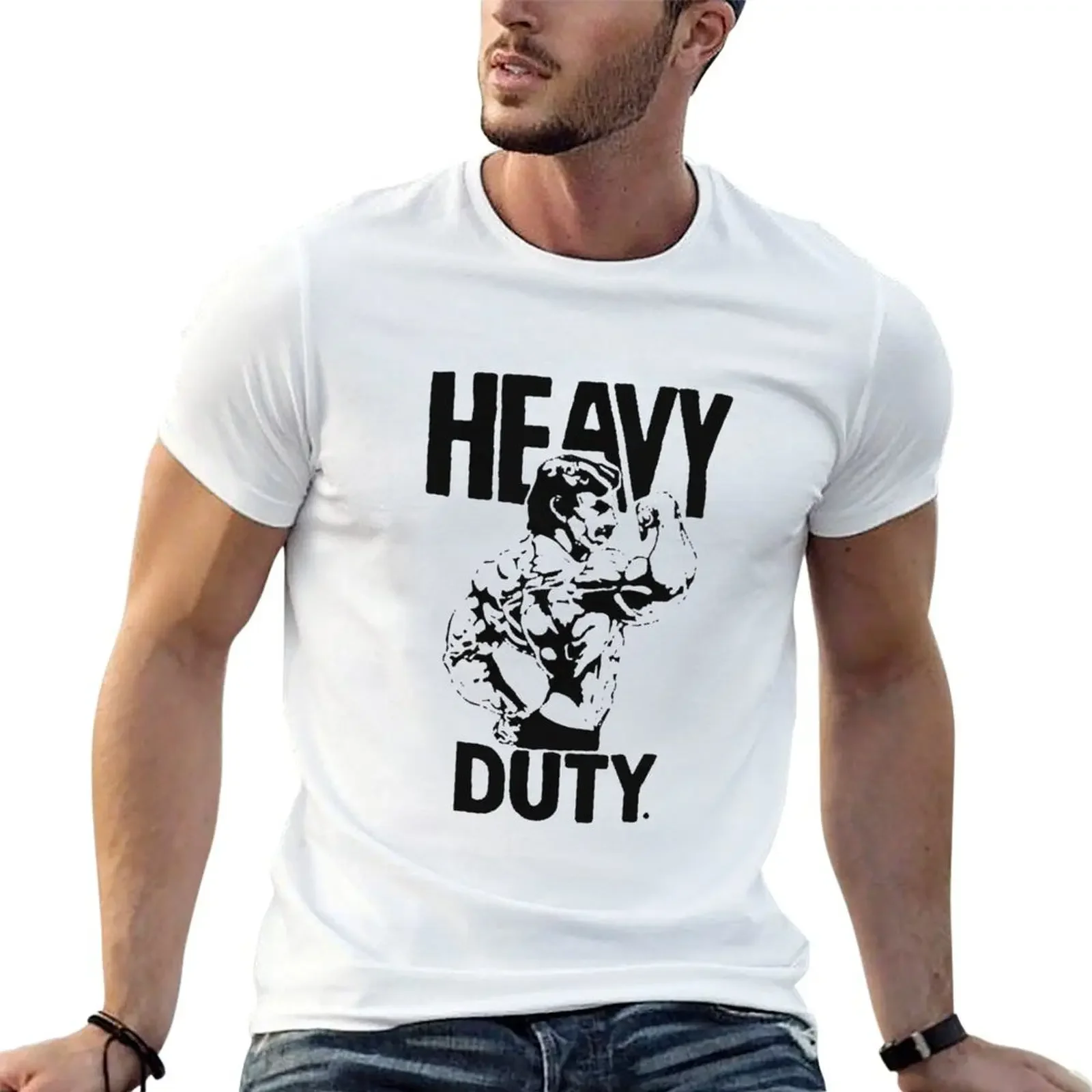 Mike Mentzer Heavy Duty Logo T-Shirt quick-drying kawaii clothes man clothes anime clothes shirts graphic tee men