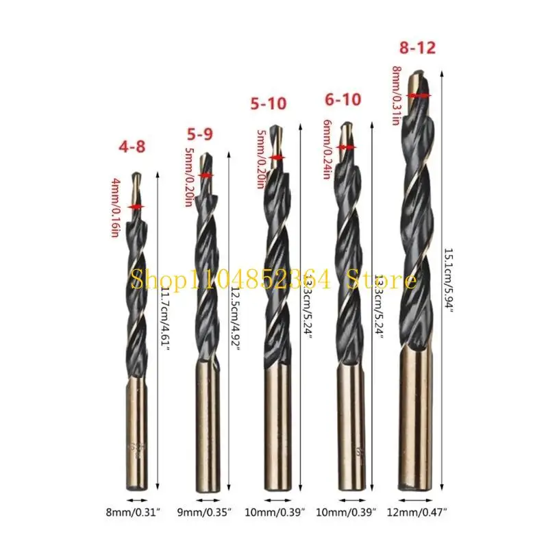 652F Countersink Drill Bit kecepatan tinggi bor bit hole cutter untuk pengerjaan kayu