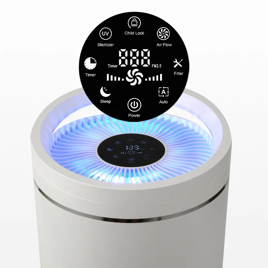 Health Protector Portable Air cleaner Negative Ion Air Freshener Customized LOGO HEPA air purifier