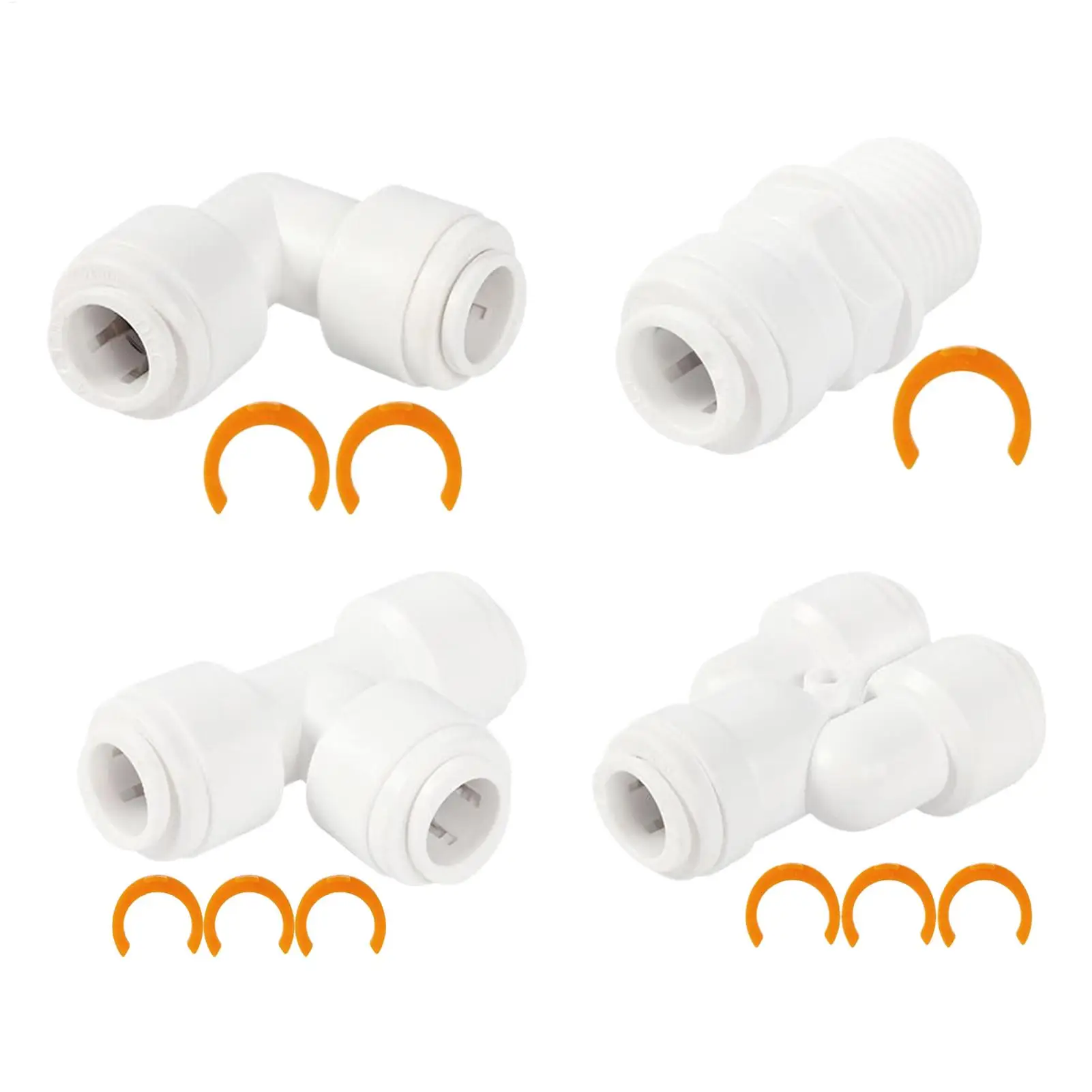 

12MM Universal RV Sewer Connection RV Water Hose Connector 1/2 Inch Universal Pipe Connector for Camping Outlet System parts