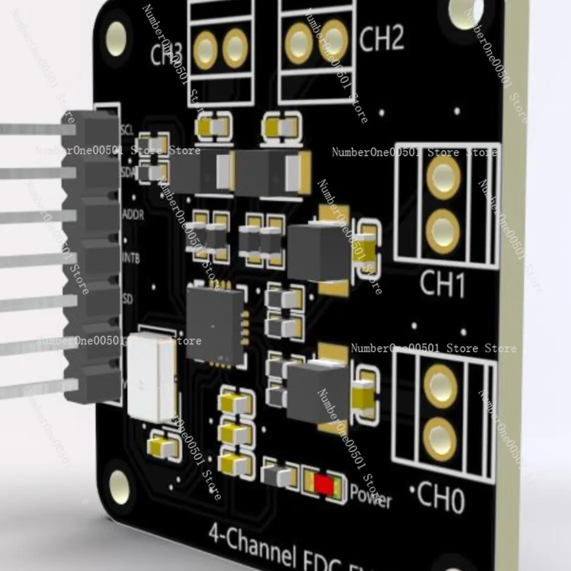 

Модуль емкостного датчика FDC2214 для распознавания жестов, подсчета бумаги, измерения уровня жидкости для конкурсов по электронному дизайну