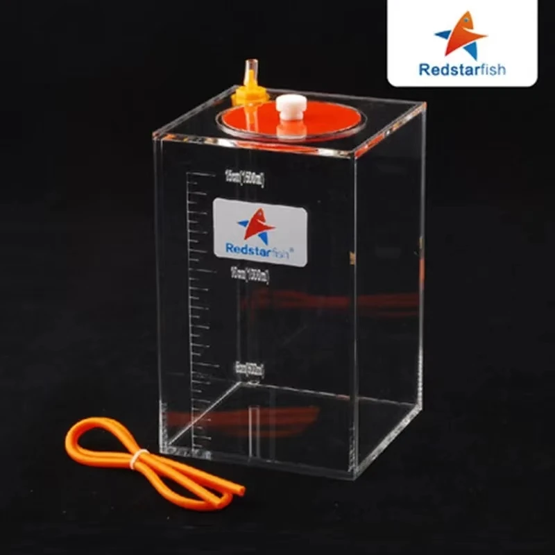 Red Starfish Dosing Pump Scale Liquid Storage Bucket With Scale 1.5L/2.5L/4.5L Liters High Quality Acrylic made Reef