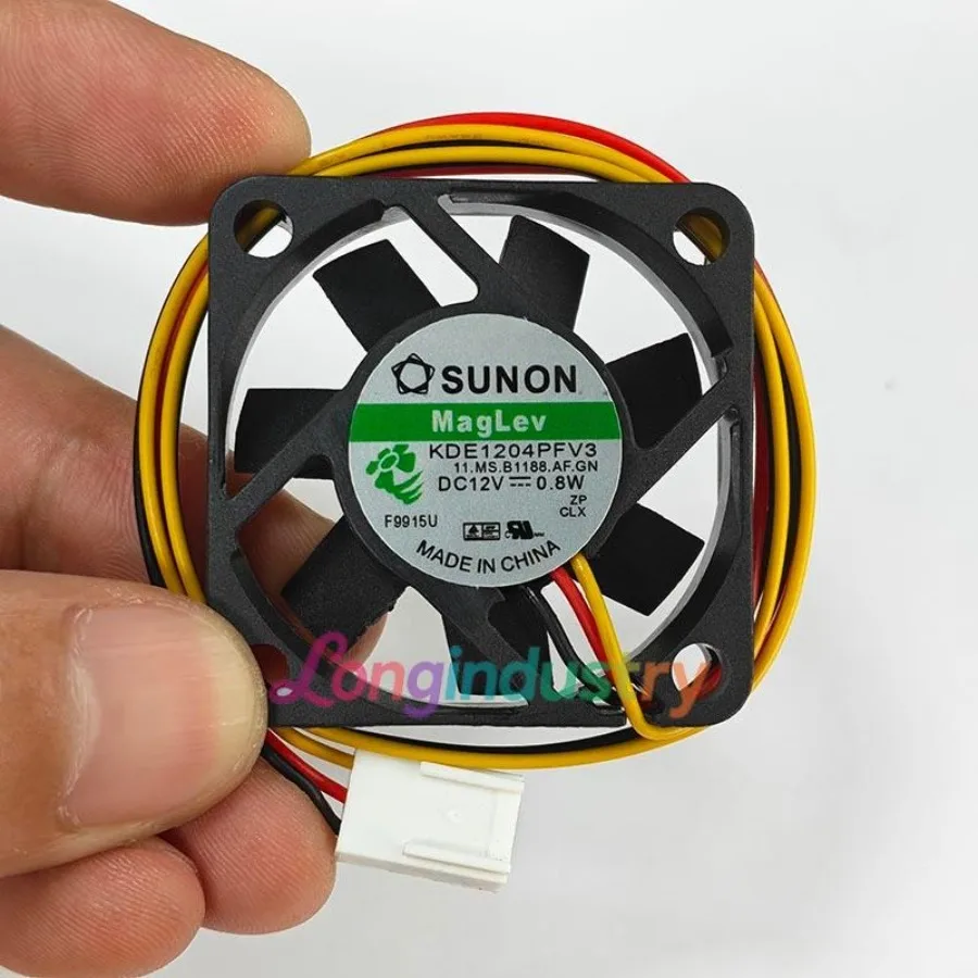 1 Pc. New KDE1204PFV3 Cooling Fan 4010 DC12V 0.8W 4CM 3Pin