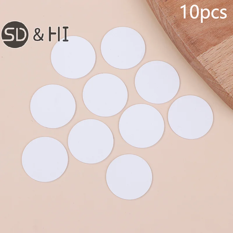 10Pcs NFC Ntag215 Coin Tag Key Tag Badge 215 Chip Key 13.56MHz NFC Ntag Universal Label RFID Ultralight Tags Labels