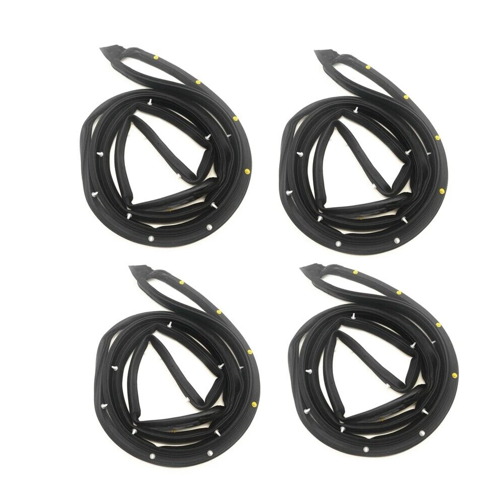 4pcs Door Silence Weatherstrip Seals for Honda Accord Sedan 2008-2013 72310-TA0-A01