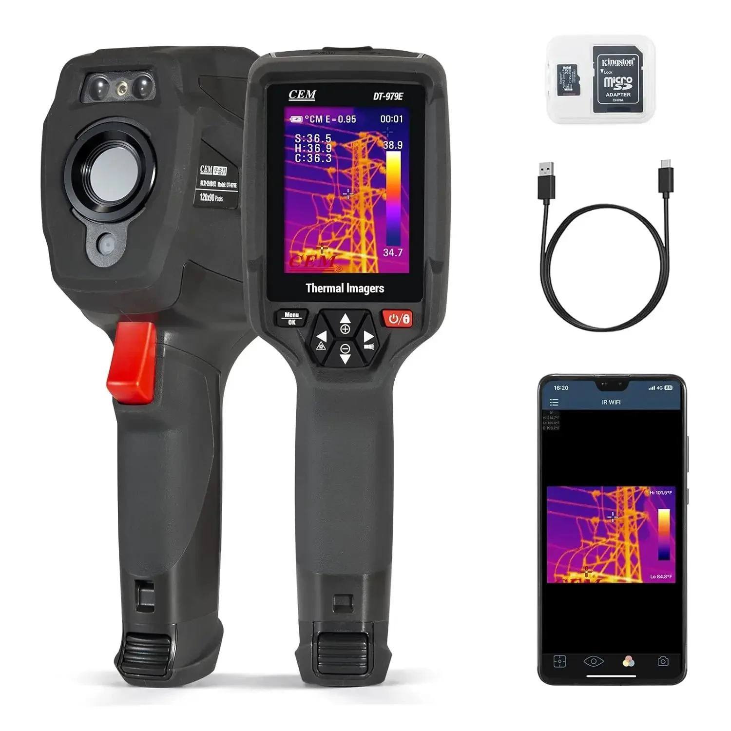 

CEM DT-979E Infrared Camera Thermal Image Thermal Vision