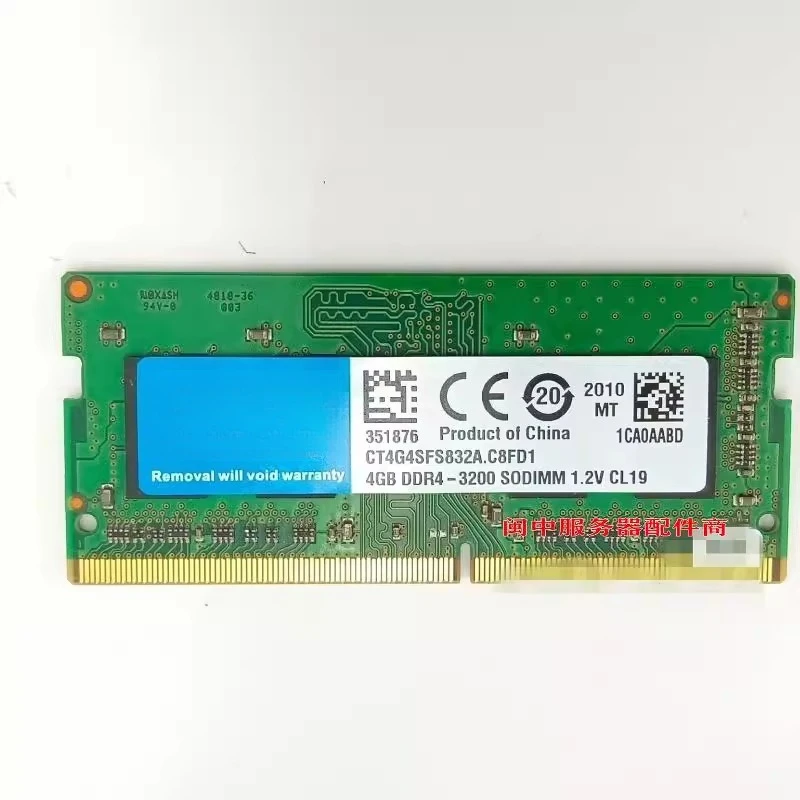 

For Inruida 4G DDR4-3200 SODIMM PC4-25600 CT4G4SFS632A Notebook Memory