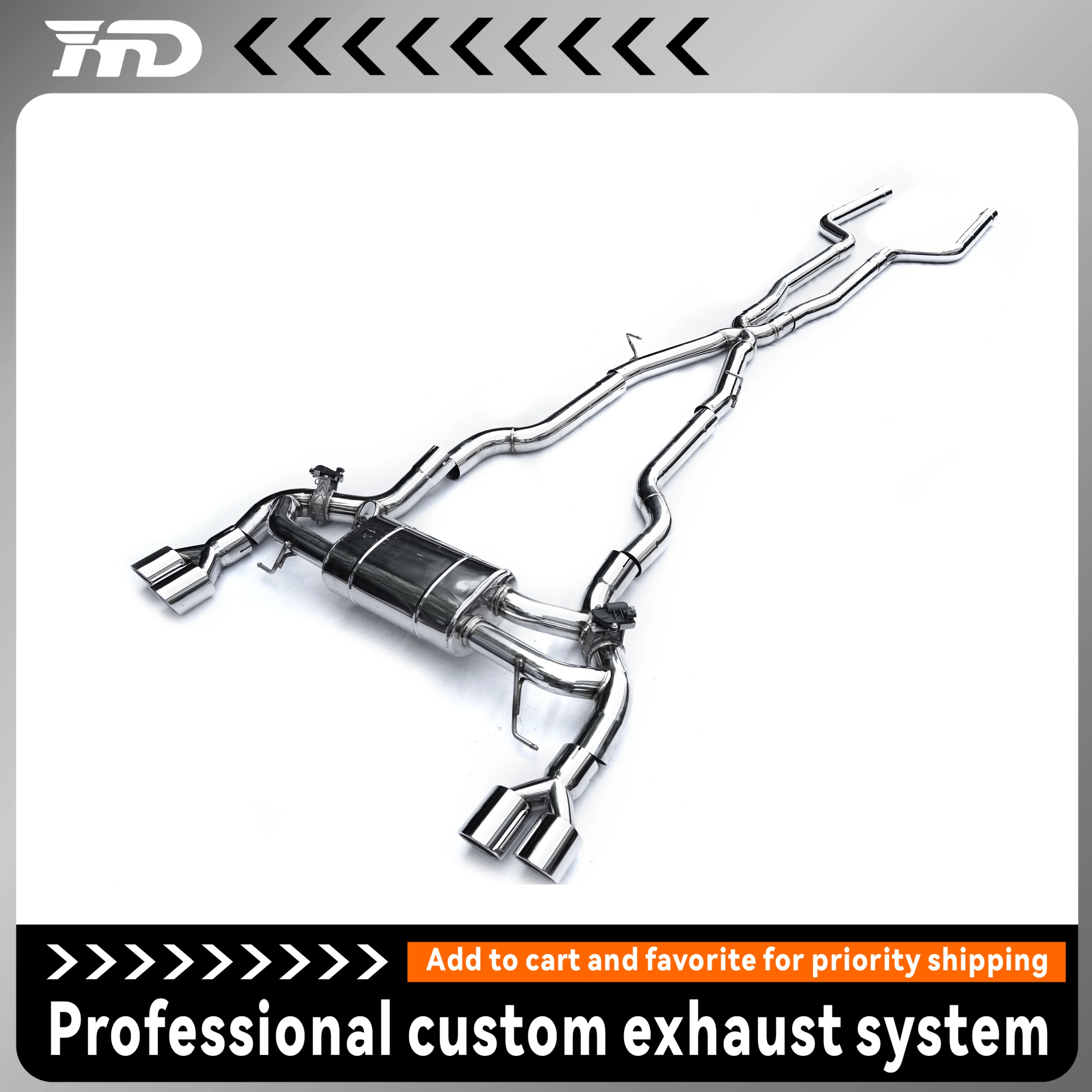 HMD Special performance Exhaust Systems exhaust valved catback with remote control For BMW M5 F90