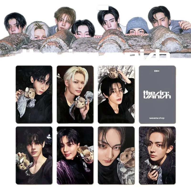 

Официальные случайные фотокарточки SKZ Enhypen The Sin Vanish, специальные ломо-карточки, групповой мерч для фанатов, коллекционирования и в подарок.