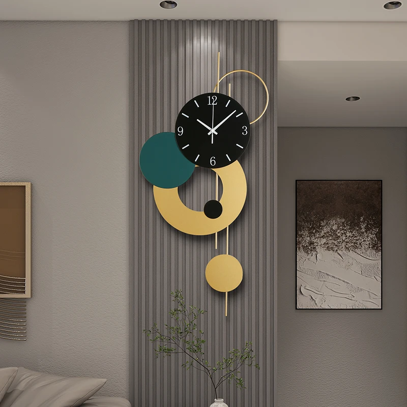 

Fashion Round Minimalist Wall Clock Art Living Room Design European Wall Clock Unusual Unique Reloj Digital Pared Home Decor