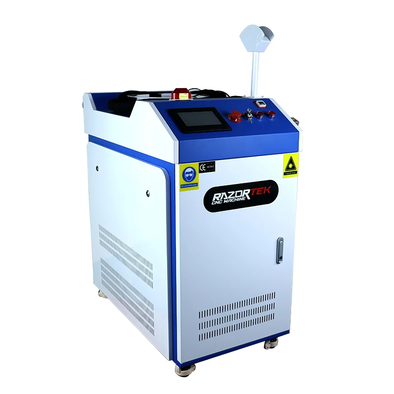 Razortek 3000W Raycus macchina per la pulizia laser rimozione ruggine pulitore Laser a fibra per acciaio, metallo, AL