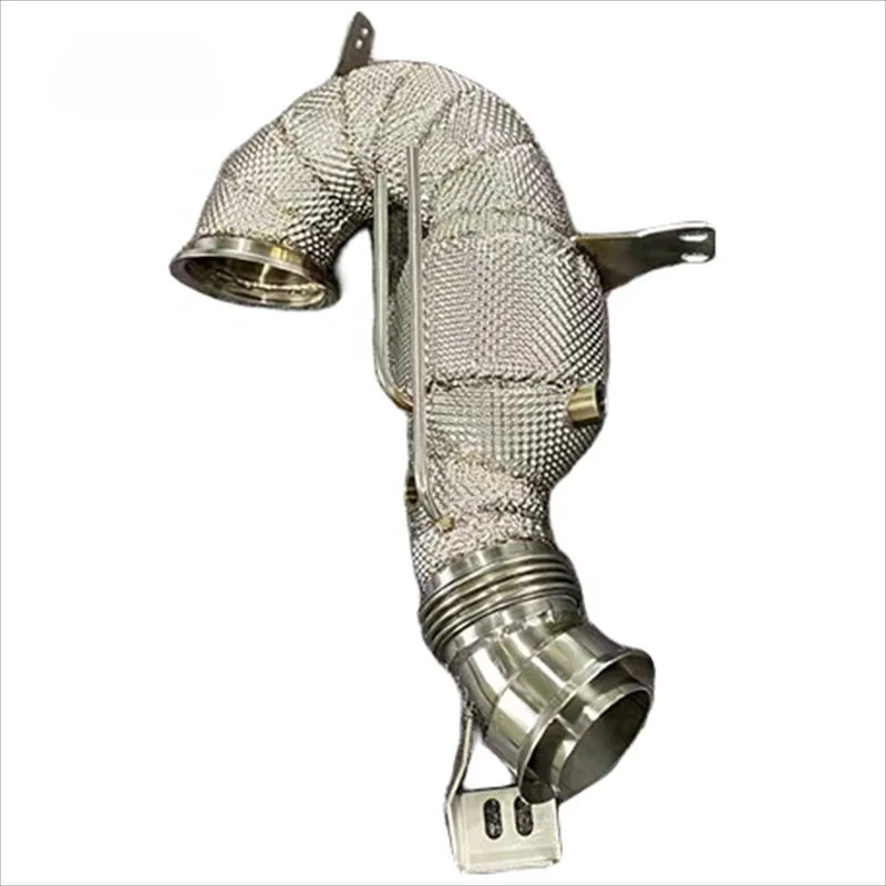 High quality Downpipe Exhaust for Mercedes-Benz GT50/GT53 AMG 3.0T 100% Fit To Car Chassis Provided OEM Services