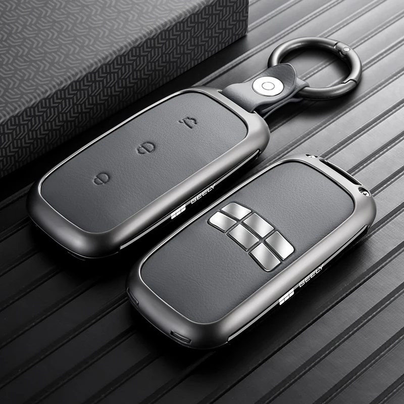 Key Case Full Protection Shockproof For Geely EX5 Geely Starray EM-i e.MAS 7 Premium Heavy Duty Zinc Alloy Car Accessories