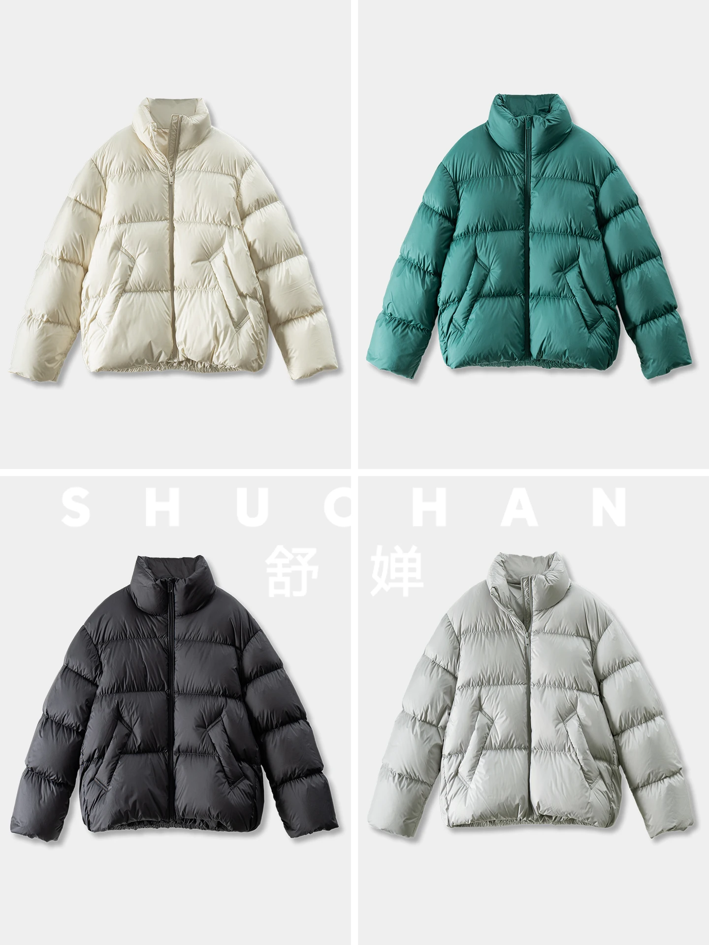 سترة صغيرة خفيفة ودافئة، عالية الجودة وآمنة 95 بطة أسفل رقيق سميكة أسفل سترة النساء 57F8 #3