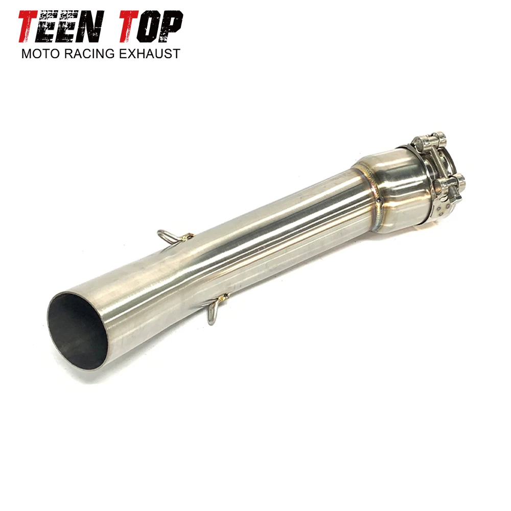 For YAMAHA FZ1N FZ1000 Middle Link Pipe Stainless Steel Motorcycle Escape Exhaust Connection Pipe FZ1N 2006-2015 51mm Tube
