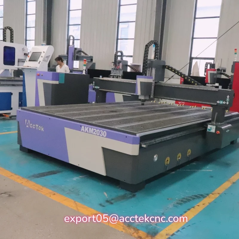 2000×3000mm oversized worktable for continuous cutting and engraving of furniture boards, aluminum, acrylic, and PCBs.