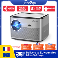 PG550W Projector Auto Focus Full HD 1080P Projector PG550 for 4K 15000Lumens 5G WiFi Android Home Theater Cinema Beamer