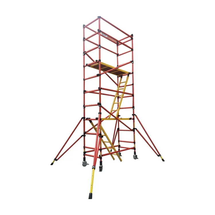 High Voltage Platform FRP Mobile Fiberglass Insulation Scaffolding