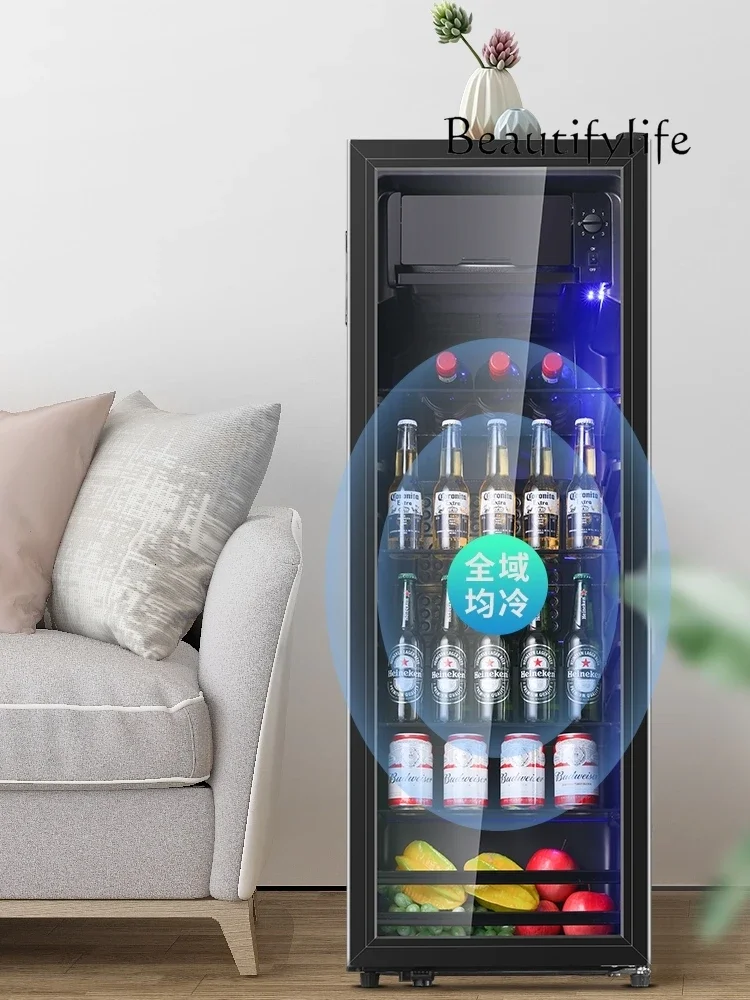 Small household living room office tea preservation refrigerated beverage wine cabinet