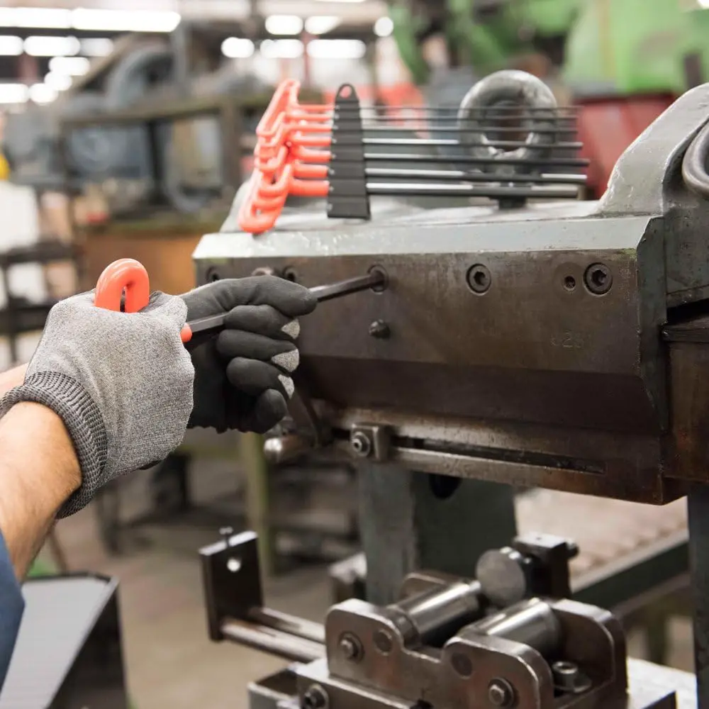 Tools Set di chiavi esagonali SAE con impugnatura a T lunga 9' da 8 pezzi, 5/64' - 3/8'