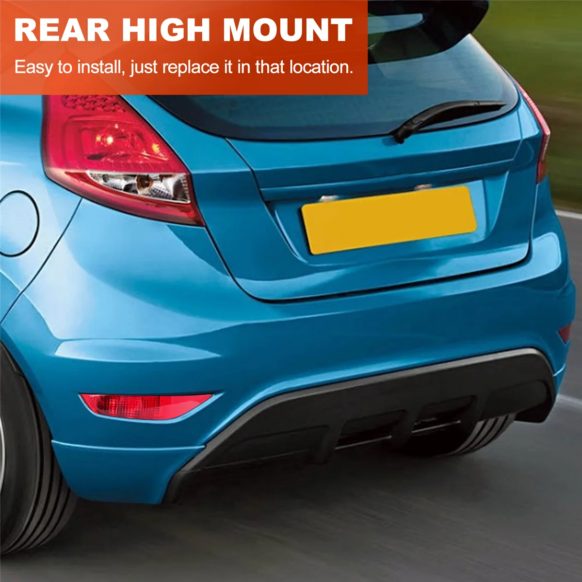 مصد السيارة الأيسر الضوء الخلفي الضباب ضوء الفرامل الخفيفة لفورد فييستا Mk7 2008-2012