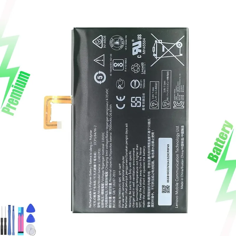 

L14D2P31 Battery Replacement for TB-X103F TB2-X30M ZA1U0092 3.8v Tool