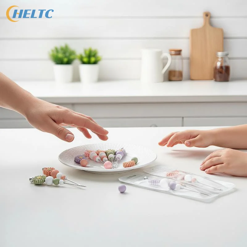 Cute Flower Design Cookie Scriber Needle Stainless Steel Air Vent Pin Decorating Tool For Sugar Cookie Baking Pastry DIY Making