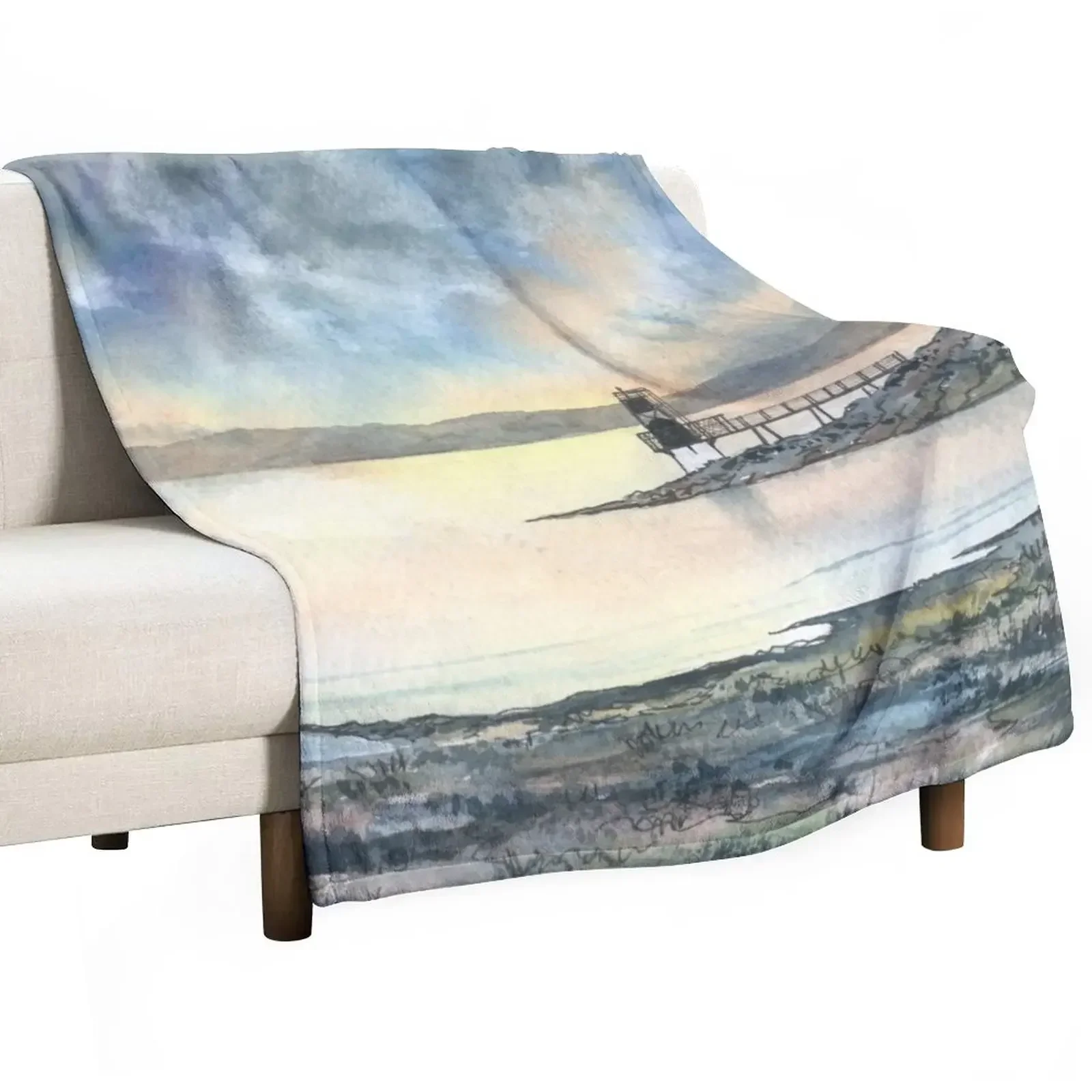 New Battery Point Portishead 2 Throw Blanket Quilt Nap Tourist Sofa Throw Blankets