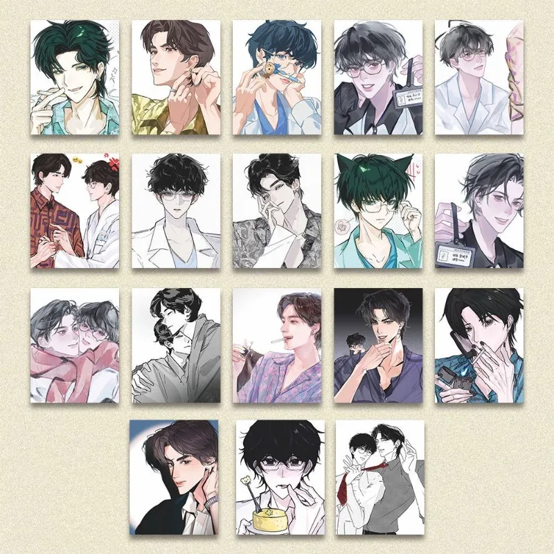 

Revenged Love Anime Samll Card Wu Suowei Bl Photo Cards Chi Cheng Lomo Card Business Cards Kids Friends Gift for Fans Cosplay