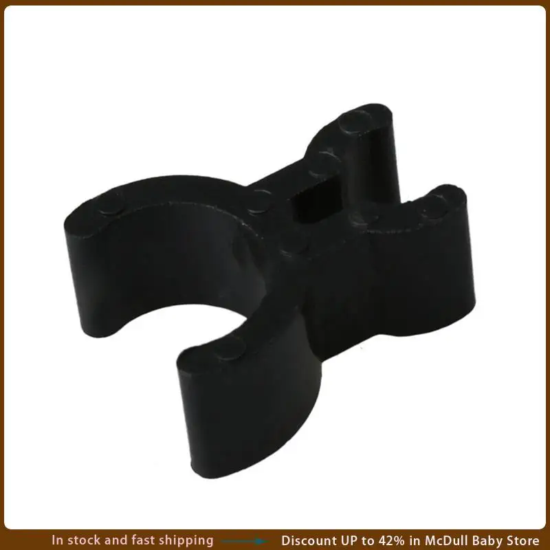 ABJA-10Pcs Trumpet Pencil Clip Black Durable French Horn Pencil Clips Make Notes Fits Inside Pipe