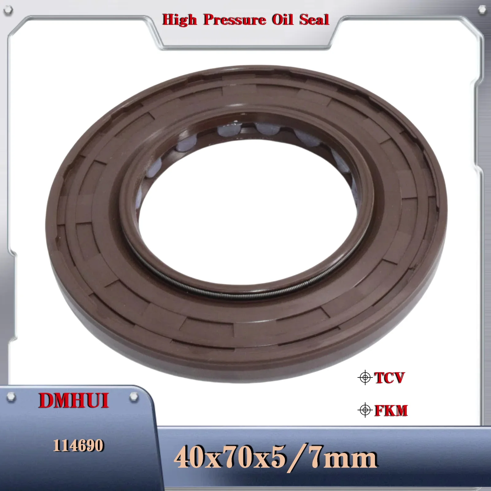 

Oil seal 40x70x5/7 TCV For SOG 114690 Hydraulic pump or motor Oil seals ,Used in Hydraulic Pump/Motor Rotary Shaft Seal