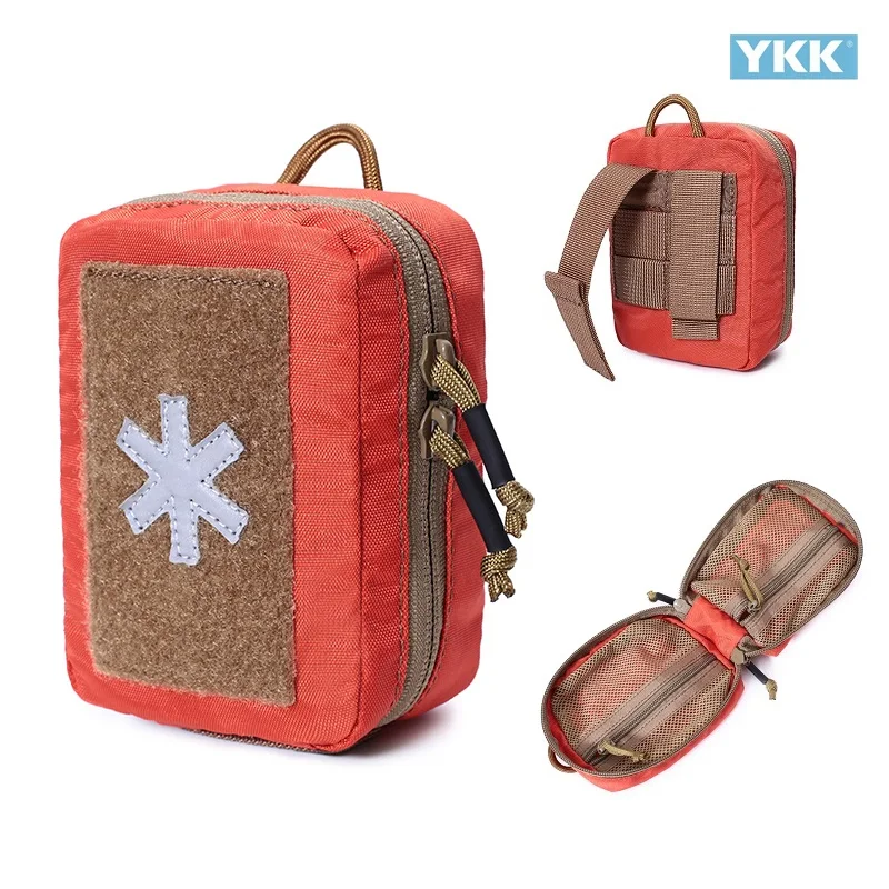 500D Nylon Tactical Molle Medical Trauma Pouch Small Portable EMT Emergency Bandage Tourniquet IFAK Bag First Aid Kit Waist Pack