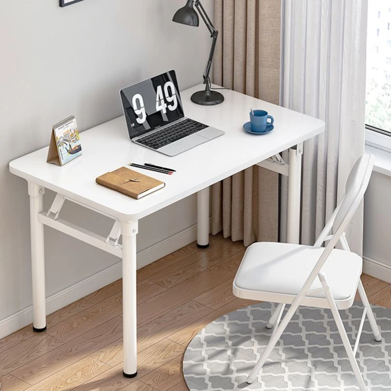 Study Computer Table Drawing Gaming Height Foldable Desk White Writing Bureau De Chambre Meuble Modern Home Office Furniture