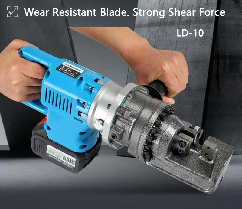 

Small Portable Electric Steel bar Cutting machine LD-10 Steel bar Cutting Pliers Hydraulic Rebar Cutter 4-10mm Rebar Shear