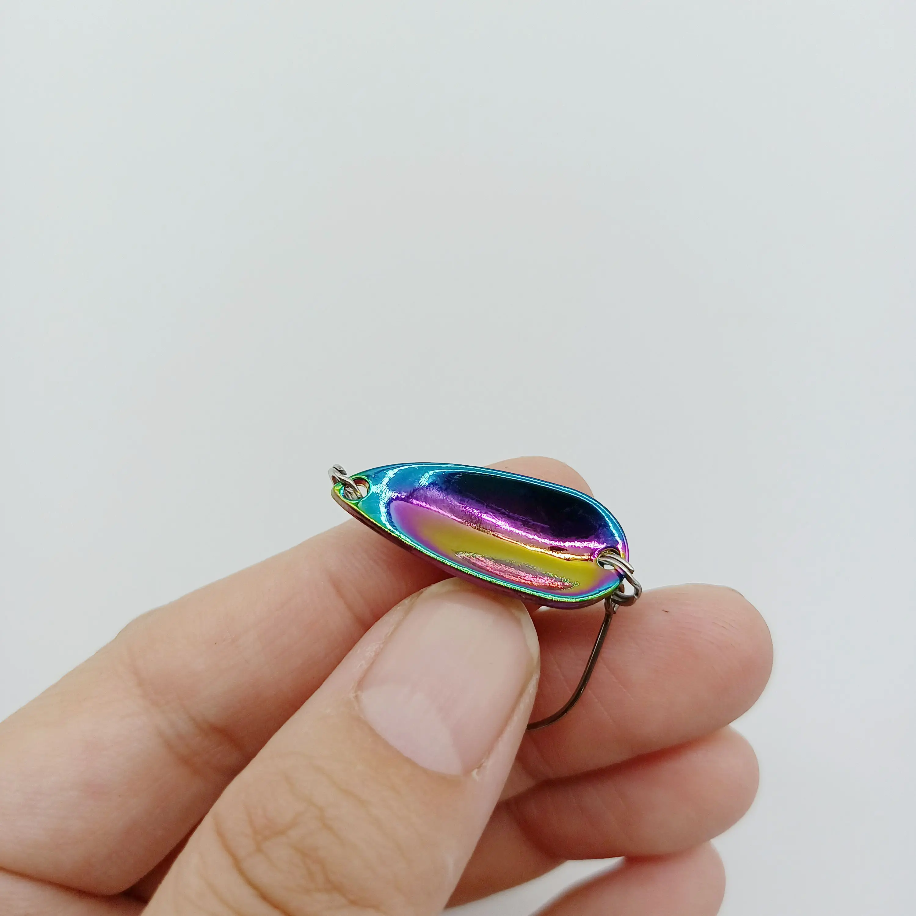 DUODUOYU 1PCS  Mini Metal  Fishing Lure 2.5g/3.5g/5g Small Spoon Lure Wobbler Spinner Bait  Artificial Bass Fishing Tackle