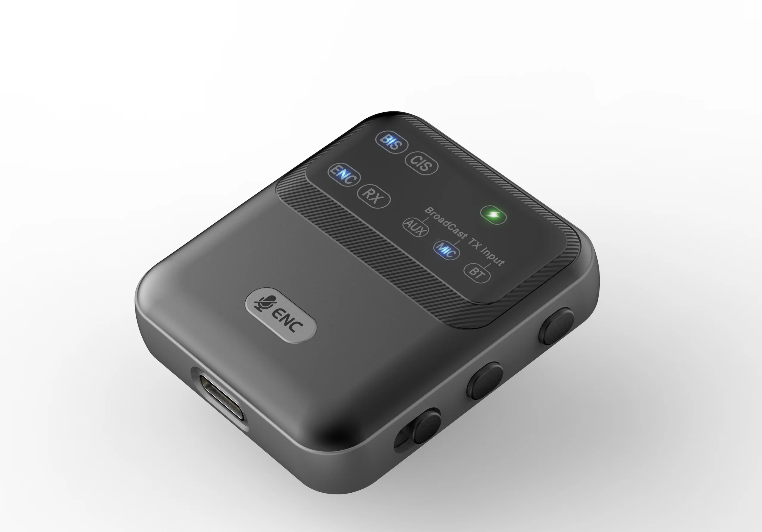 Bluetooth 5.4 Audio Receiver ENC Wireless Broadcast Adapter One with Multiple Audio System  Clip-on Design AAC/aptX-AD/LC3 USB