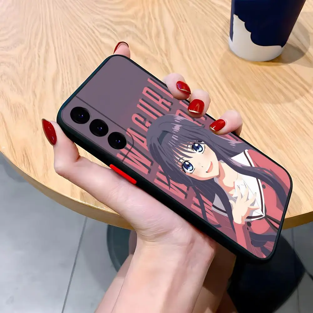 Kaoruko Waguri Phone Case For Samsung S25 S22 S24 S23 S21 FE Plus Ultra Skin Feel Bumper Case