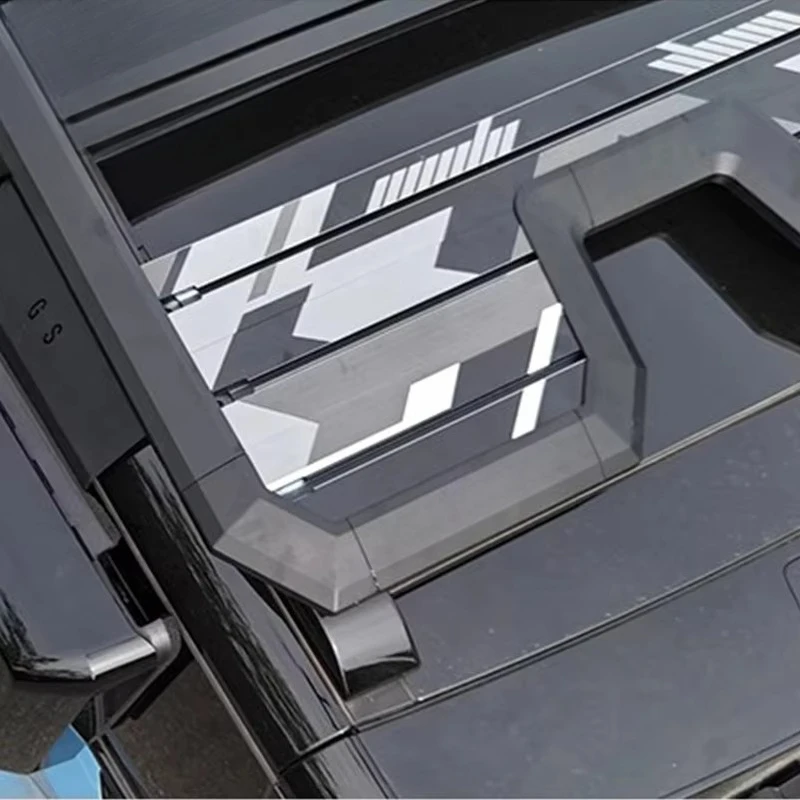New ROX 01 Roof Rack Platform with Side Ladder and Side Box Punch-free Modification Car Accessories