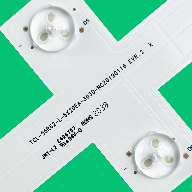 FOR TCL 55R625 LED Backlight Strips(10) 55R62-L-5X20EA-3030-NC / 55R62-R-5X20EA-3030