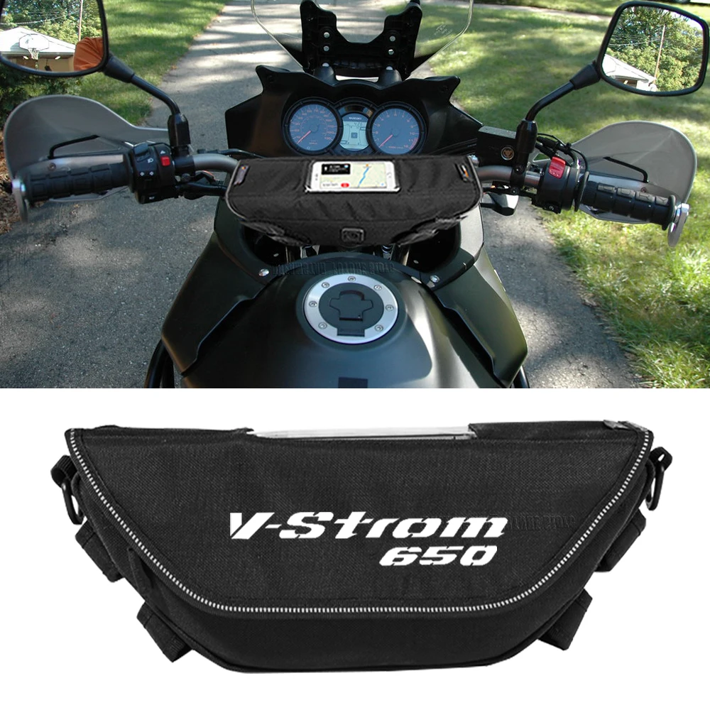 For V-STROM 650/XT VSTROM 650 DL650 2004 -2022 2023 2024 Waterproof motorcycle handlebar travel navigation bag