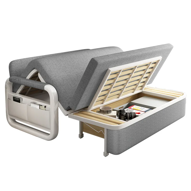 

Современный деревянный складной стул для сна, три сиденье софа кровать гостиная, многофункциональный Divan