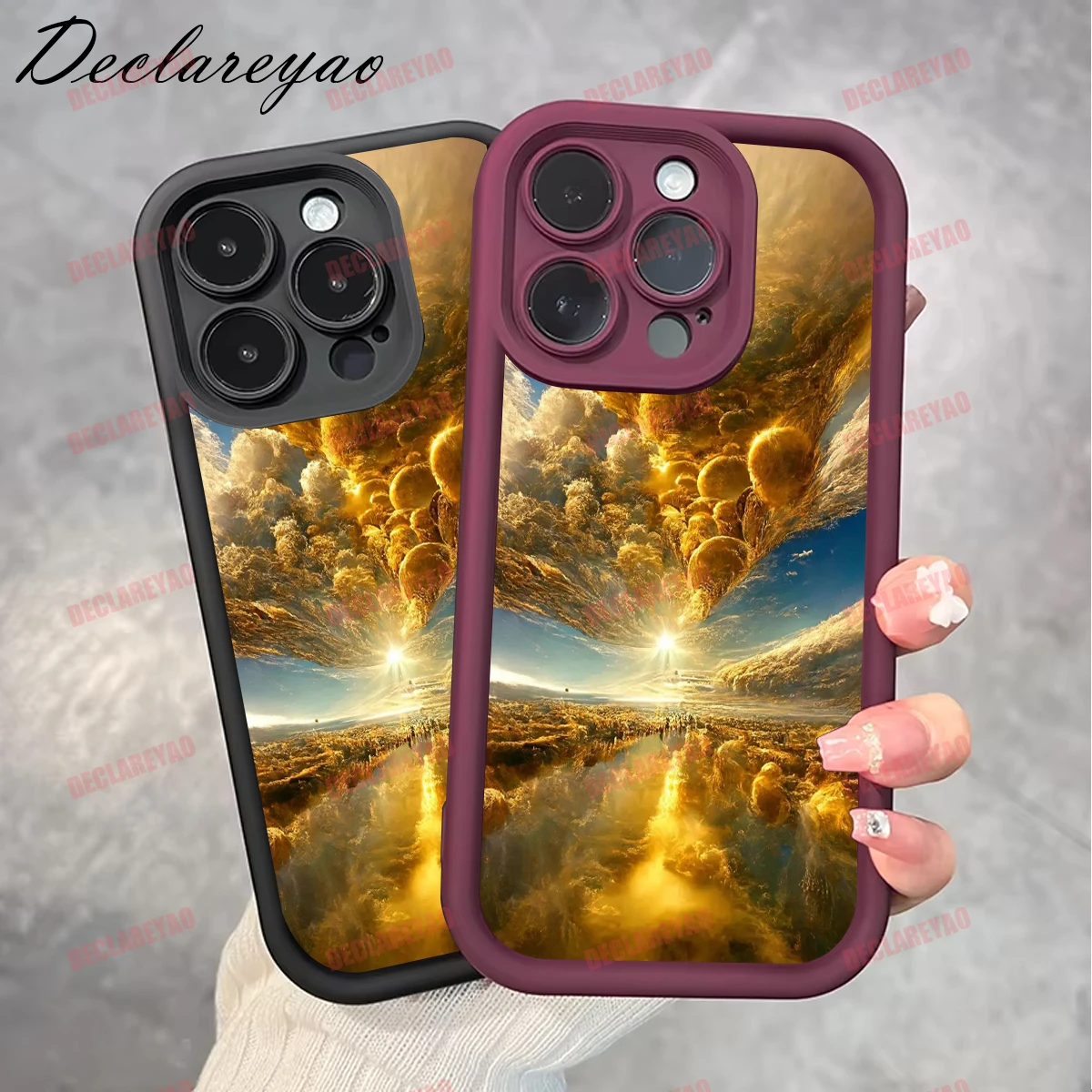 DECLAREYAO ماتي بولي يوريثان لينة خفيفة سليم حالات ل Xiaomi Mi 2 لايت 13T 11i 12T 12 9T 10T 11 13 NE 15 يغطي حالة للصدمات #5