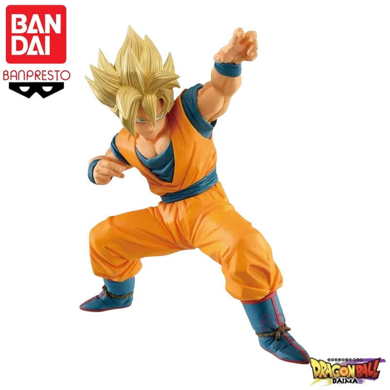 in stock Original BANDAI BANPRESTO Dragon Ball Son Goku Model toys action figure Garage statue Collectible Ornaments