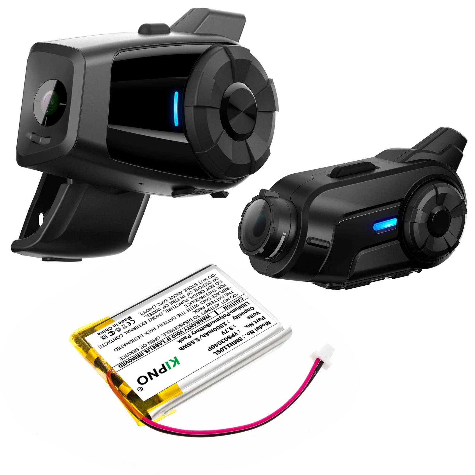 

KIPNO 1400mAh Wireless Headset Battery YP803040P for Sena 10C 10C Pro