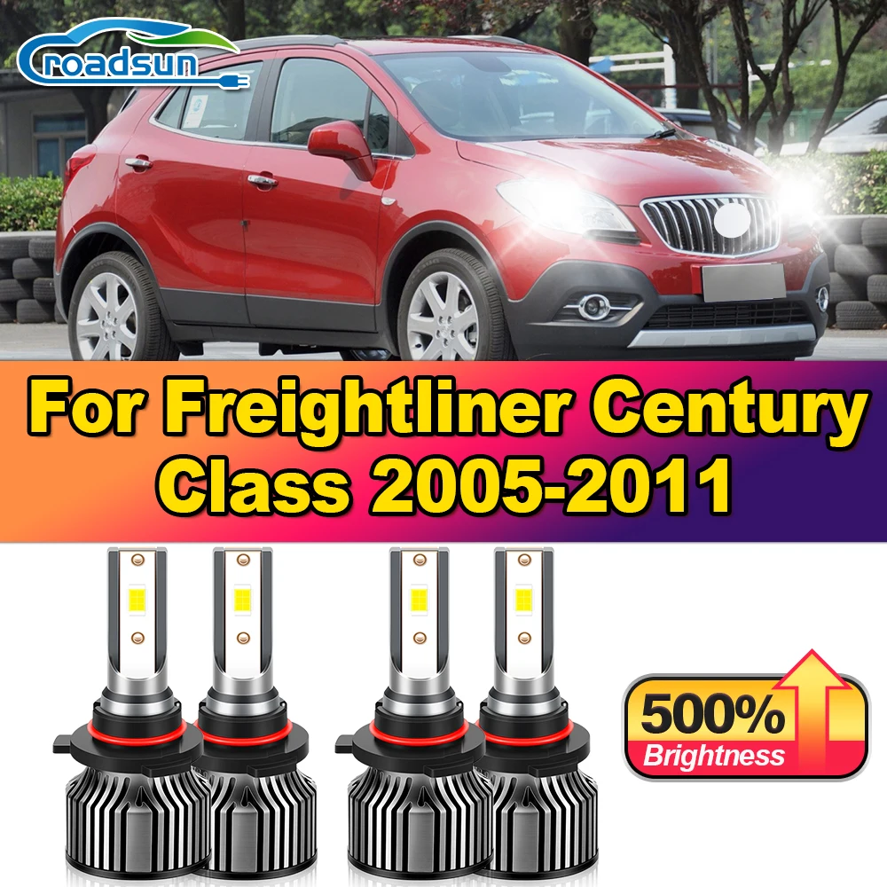

240W Auto Lights 40000LM LED Headlight Bulbs 6000K White 12V Car Lamps For Freightliner Century Class 2005-2008 2009 2010 2011