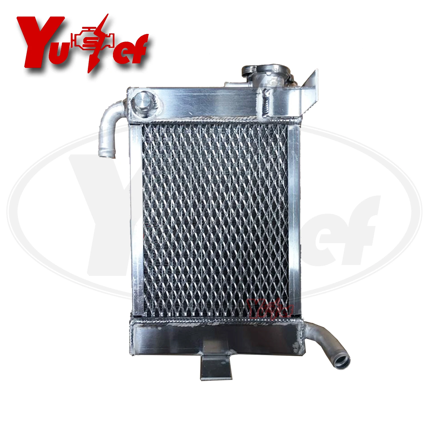 Aluminum Motorcycle Front Radiator Cooler Cooling For JOG50 90 JOG100 RSZ GY6 GR125