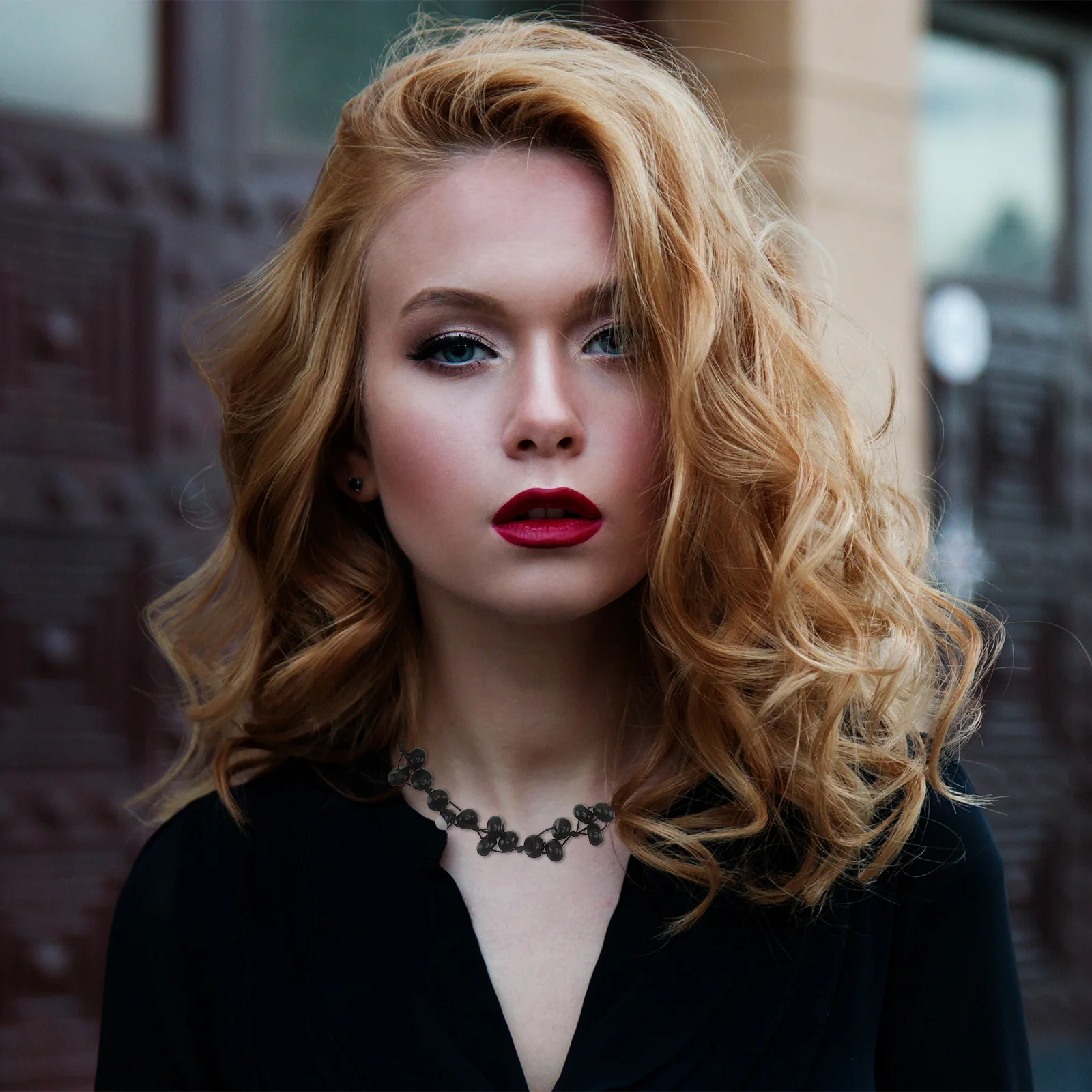 

Natural Stone Necklace Exquisite Creative Pendant Stylish Clavicle Chain Holiday Gift Party Wear Versatile Jewelry Women