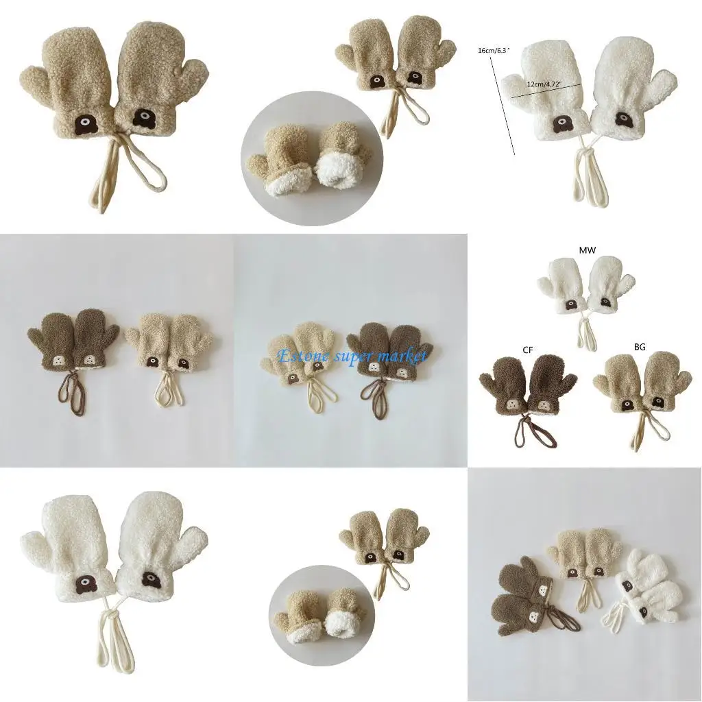 

090b Baby Hand Sweplers Shecking Gloves перчатки без пальцев прочные для девочек для мальчиков